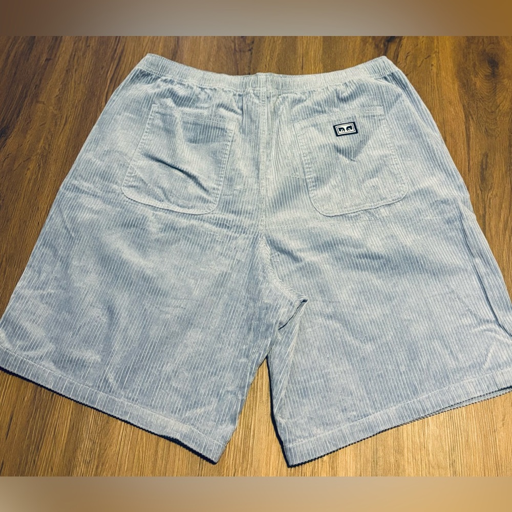 Men’s light blue OBEY shorts XXL brand new